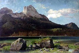 Johann Wilhelm Schirmer: Der Hintersee bei Berchtesgaden (1838)