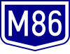 M86 expressway shield