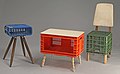 Furniture made from milk crates