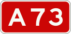A73 motorway shield}}