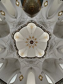 Ceiling of church