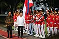 Paspampres honor guards during the visit of President Rodrigo Duterte, accompanied by Indonesian President Joko Widodo, at Istana Merdeka in Jakarta on the 9th of September 2016]]