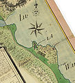 Map from 1784, covering the area around Ropsten. Map orientation; north facing up.