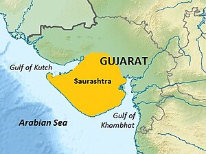 The Chudasama dynasty ruled part of the region of Saurashtra.