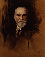 Portrait of Luke Fildes by Philip de László (1914)