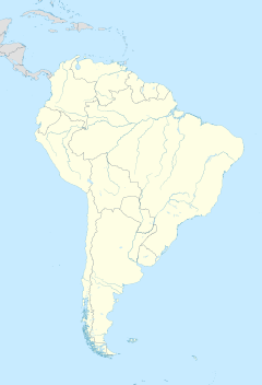 Argentina–Brazil football rivalry is located in South America