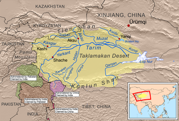 Rivers of the Tarim Basin