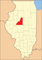 Tazewell County between 1831 and 1841: the last of the county's additional territory became part of LaSalle County.