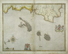 The English engage the Spanish fleet near Plymouth on 31 July 1588 (N.S)