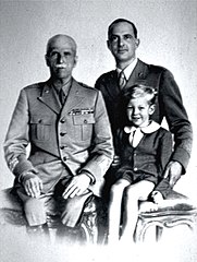 Viktor Emanuel mit Großvater und Vater