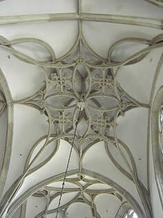 Untergehängtes Ziergewölbe in der Heresbachkapelle