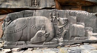 Cattle with treasure sign, Ajaigarh