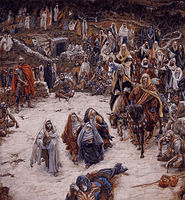 Crucifixion, seen from the Cross by the French painter James Tissot, 1886–1894, shows the view from the perspective of the crucified, and is regarded as an early example of the transition to modern art.[36]