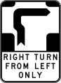 (R2-21) Right Turn from Left Only