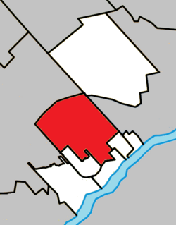 Location within Thérèse-De Blainville RCM