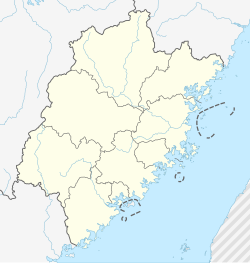 Jiangle is located in Fujian
