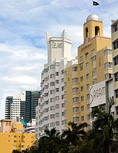 The Delano South Beach (1947) and National Hotel (1943) in Miami Beach