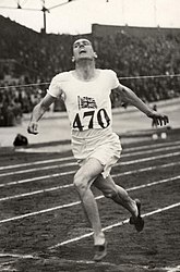 Douglas Lowe, zwei Tage zuvor Gewinner über 800 Meter, erreichte Platz vier