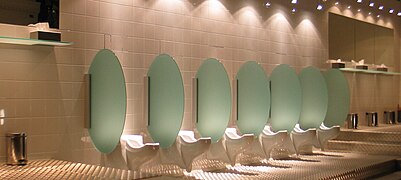 Urinals designed for females