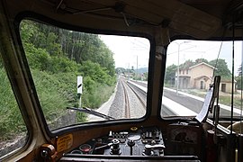 View from a X 4208 railcar, a couple of days prior to the demolition of the old passenger building