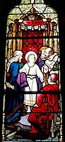 Young Jesus in the Temple, ca. 1896 stained glass window, Church of the Good Shepherd, Rosemont, Pennsylvania