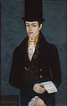 Portrait of Don Miguel Arochi y Baeza, a member of the Nueva Galicia nobility, painted by José María Estrada