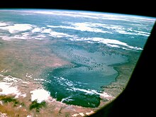 Lake Chad as seen from Apollo 7