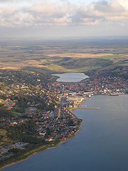 Aerial view of Lemvig