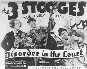 Three Stooges in 'Disorder in the Court'