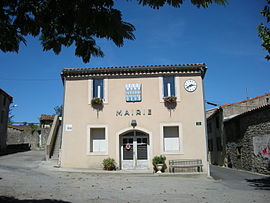The town hall in Mouthoumet