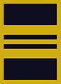 Flight suit sleeve insignia for a major (2003–present)