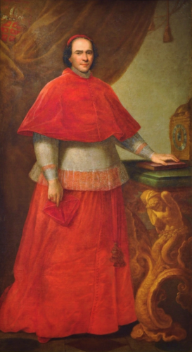 Domenico Duprà's full-length portrait of D. Tomás de Almeida, 1st Cardinal-Patriarch of Lisbon