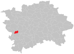 Location of Holyně in Prague