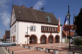 The town hall in Rittershoffen