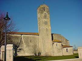 The church in Saint-Denis-du-Pin