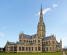 Salisbury Cathedral (1220–1258) (tower and spire later)