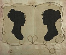 Silhouette portrait of Bryant and her partner Sylvia Drake