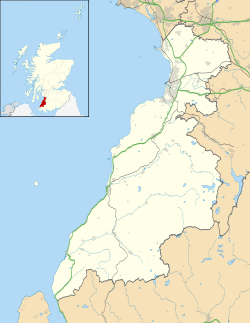 RAF Heathfield is located in South Ayrshire