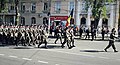 The 2nd Motorized Infantry Brigade "Stefan Cel Mare" on parade.