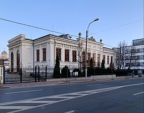 Neoclassical - Eliad House (Bulevardul Mircea Vodă no. 5), Bucharest, 1863, unknown architect[22]