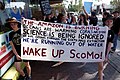 Protesters in Alice Springs