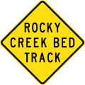 (W5-SA111) Rocky Creek Bed Track (used in South Australia)