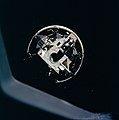 Lunar Module Eagle prior to extraction from S-IVB stage on July 16, 1969.