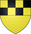 Coat of arms of the Mohr of Wald, chivalry or ministerialis serving the lords of Daun.