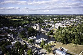 Aerial view of Nort-sur-Erdre