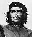 Popularized cropped version of Guerrillero Heroico - Che Guevara at the funeral for the victims of the La Coubre explosion.