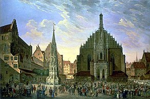 Blick auf die Frauenkirche, 1839