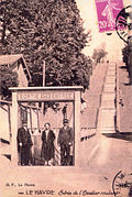 Entrance to escalator, installed in 1928