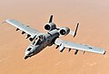 An A-10 Thunderbolt II in 2011. The attack aircraft is used for close air support