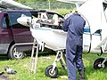 Field maintenance on a Cessna 172